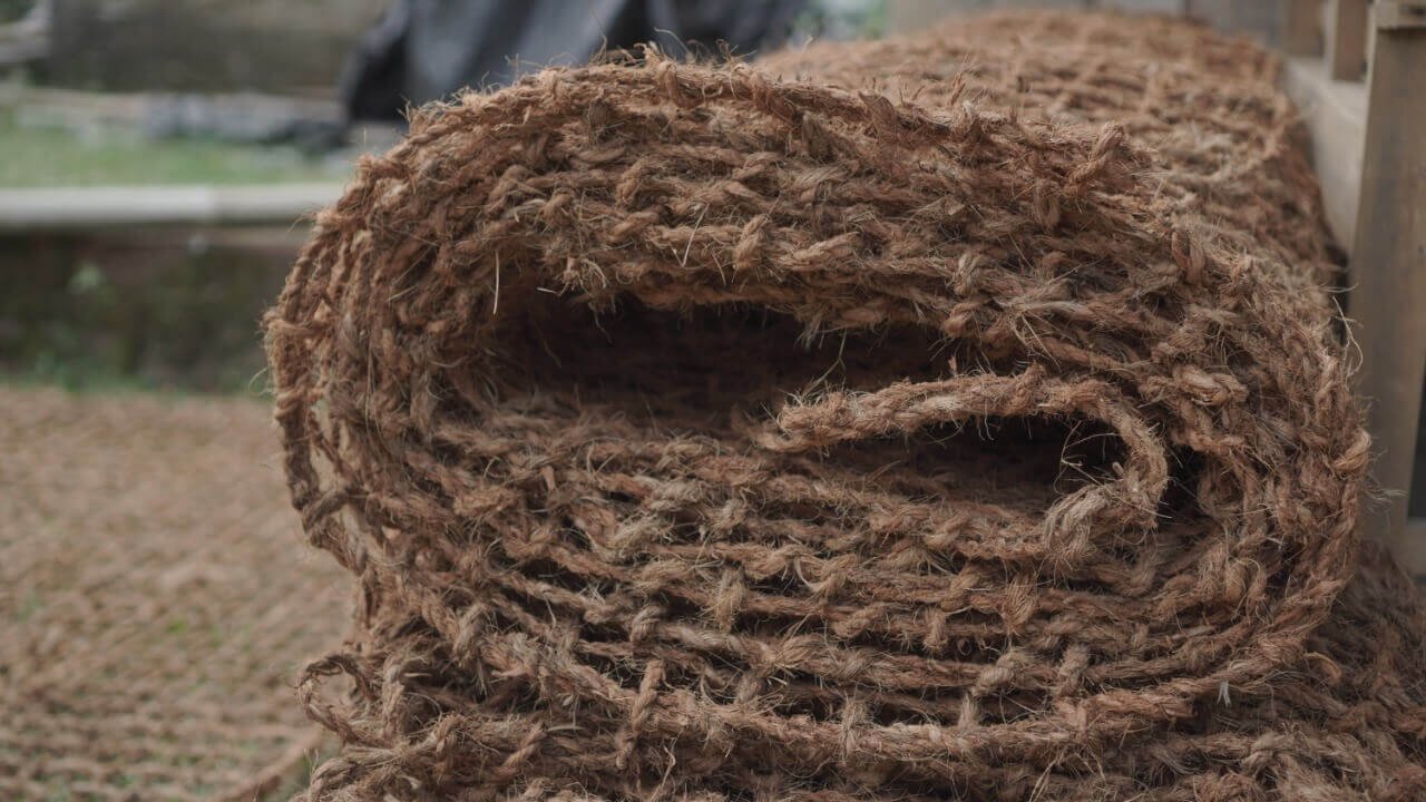 Pemintalan Sabut Kelapa Industri