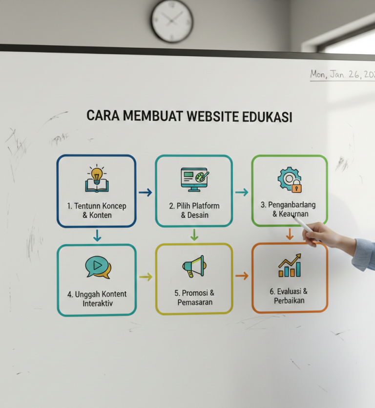 Langkah Membuat Website Edukasi Profesional