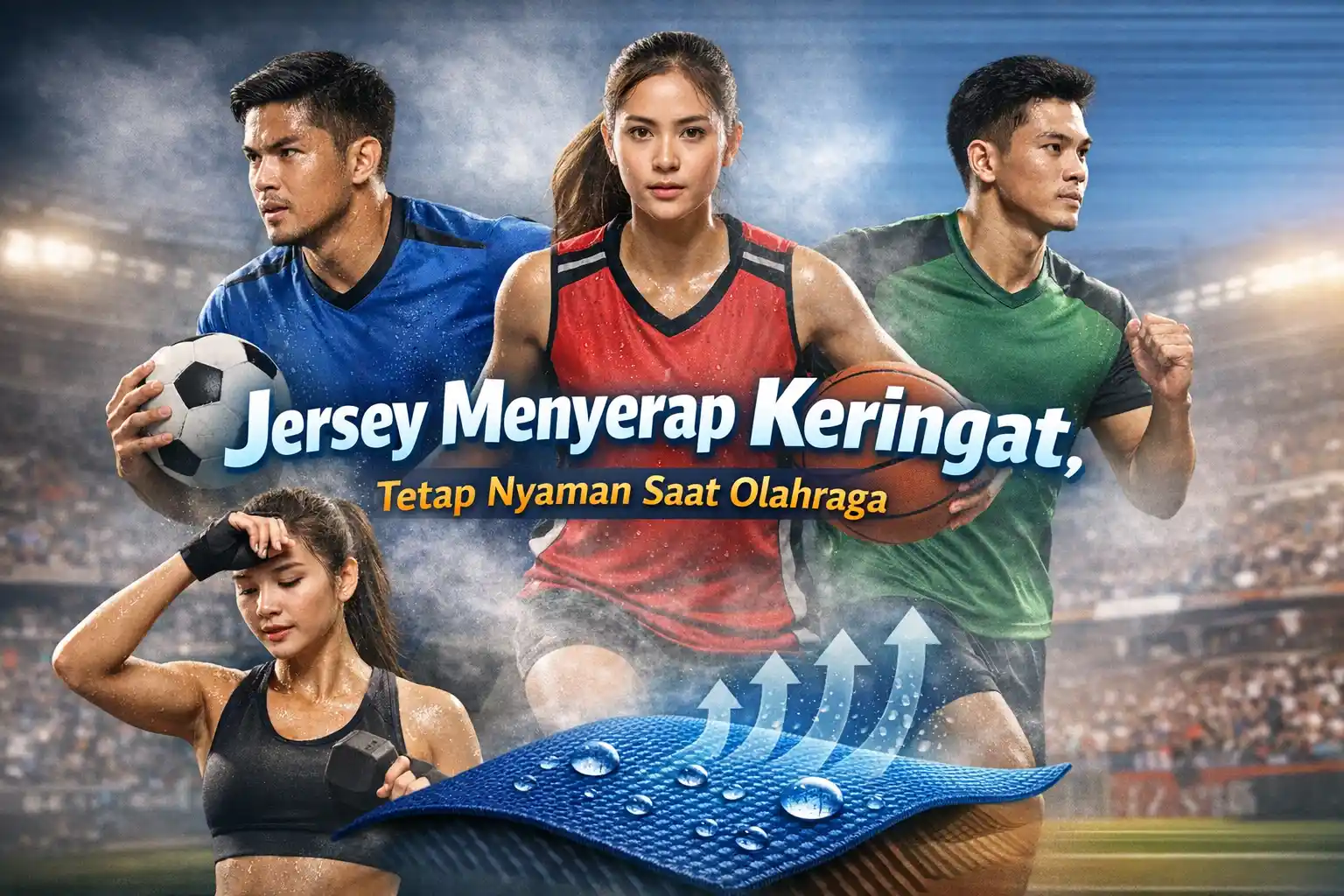 jersey menyerap keringat