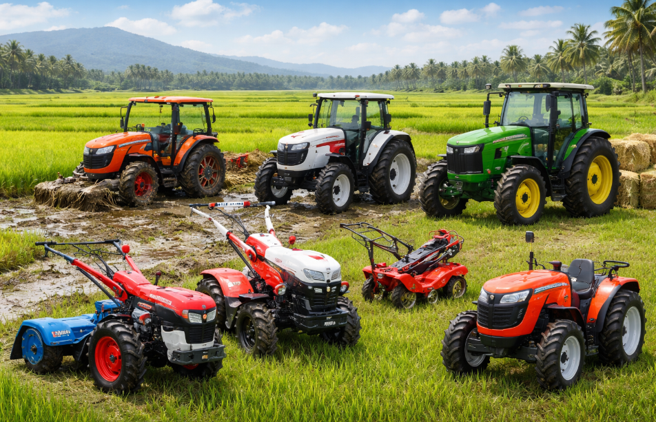 Traktor Sawah untuk Petani