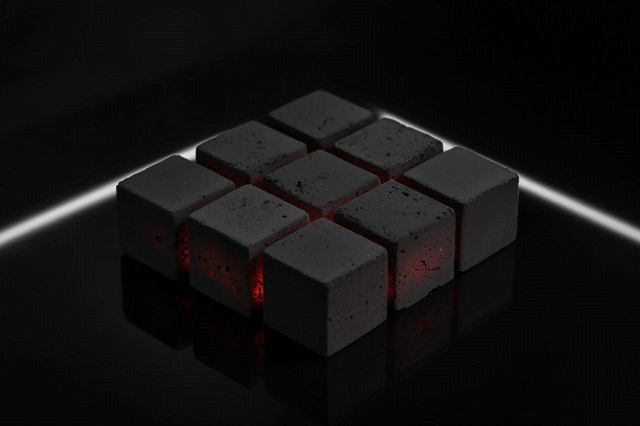 high performance hookah charcoal cubes
