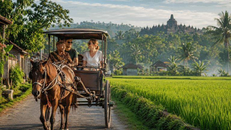Borobudur Countryside Horse Cart Tour: Explore Rural Life