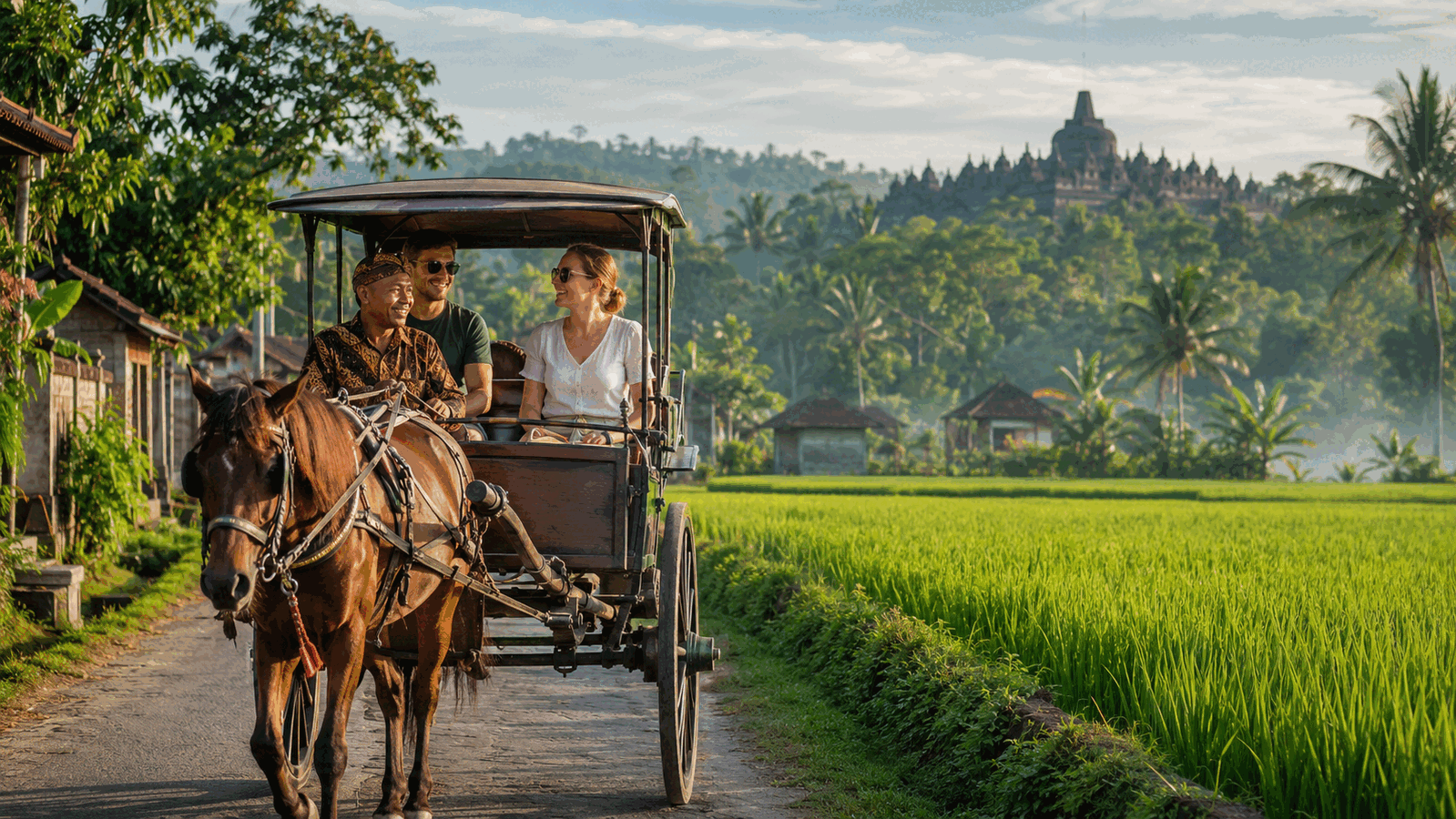 Borobudur Countryside Horse Cart Tour: Explore Rural Life
